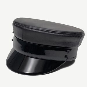 Ruslan baginskiy leather baker boy hat small